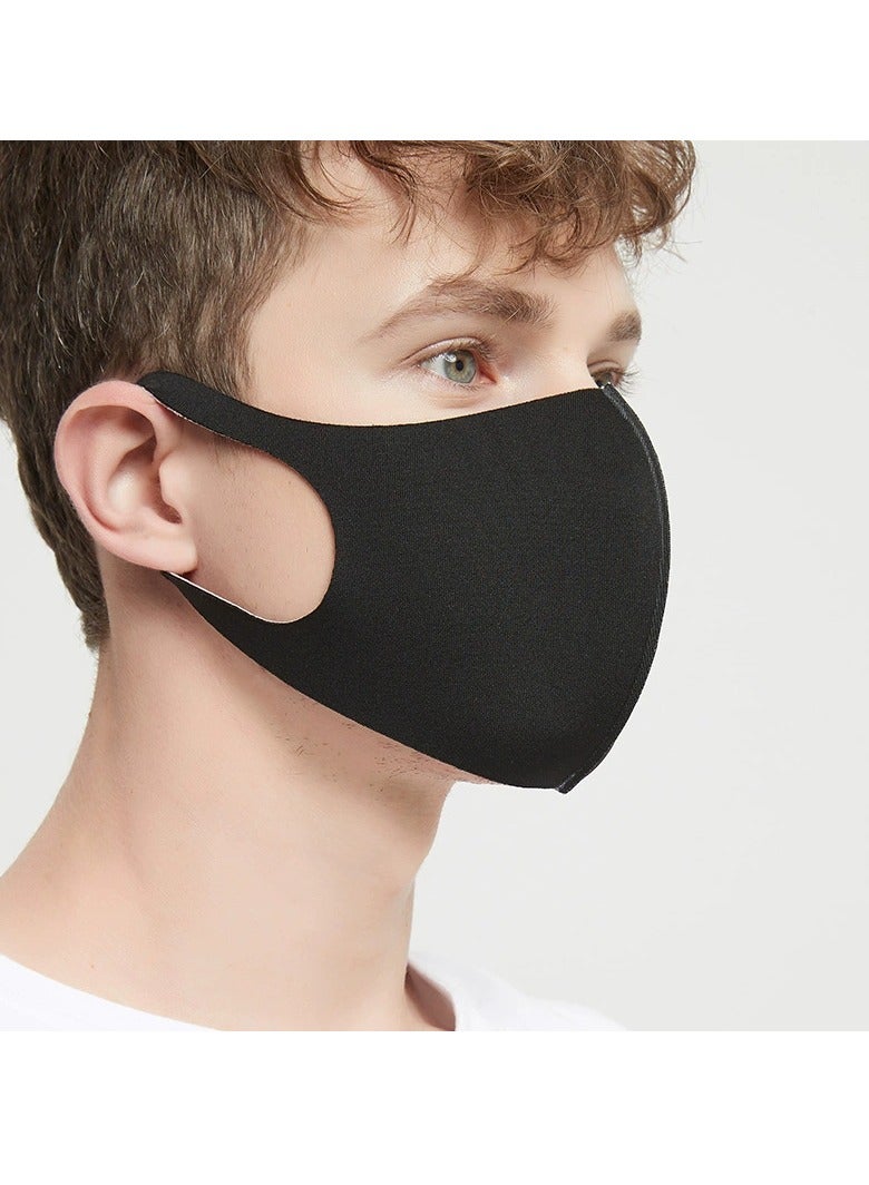 15-Piece Black Face Masks with Soft Elastic Ear Loop Cover, Reusable Cotton Comfy Breathable Outdoor Fashion Face Protections for Man and Woman, Washable and Breathable Masks（individual packing） - Image 3