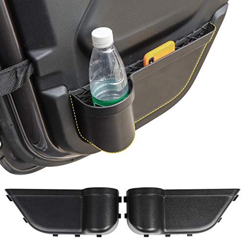 JeCar Pocket Back Storage Organizer Box Compatible with Jeep Wrangler 2018-2023 JL 4-Door, Door Net Replacement, Black - Image 1