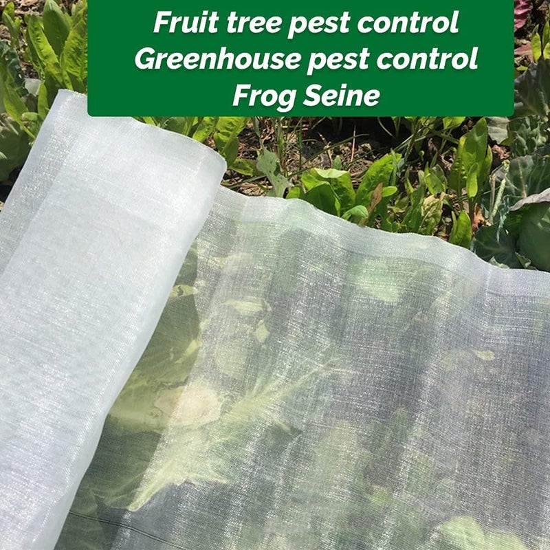 MAKINGTEC Insect Netting Mesh, Garden Netting for Plants Garden Netting Fine Mesh Insect Netting Vegetable Netting Protection Plant Protection Netting for Vegetables Flowers Fruits Garden Outdoors 2.5 x 10m - Image 4