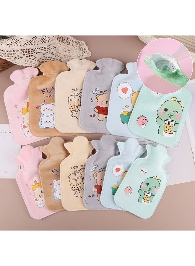 Fresh Silicone Hot Water Bottle With Unique Design 500ml (Random Shape) - Image 2