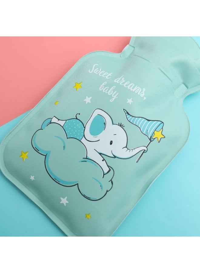 Fresh Silicone Hot Water Bottle With Unique Design 500ml (Random Shape) - Image 2