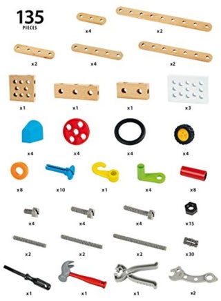 BRIO Builder 34587 - Builder Construction Set - 136-Piece Construction Set STEM Toy with Wood and Plastic Pieces for Kids Age 3 and Up - pzsku/Z34A2A7E3F6430FA24076Z/45/_/1729416155/1197dda6-1a2c-4eae-959f-3664fcc7cf3b