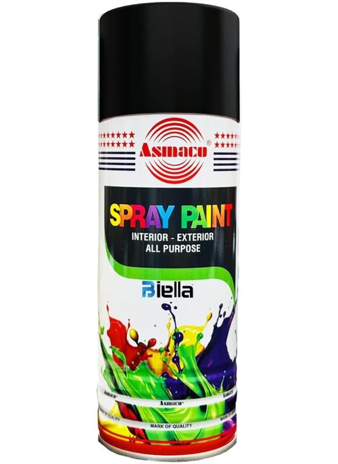 Biella Spray Paint (Black Matt) 