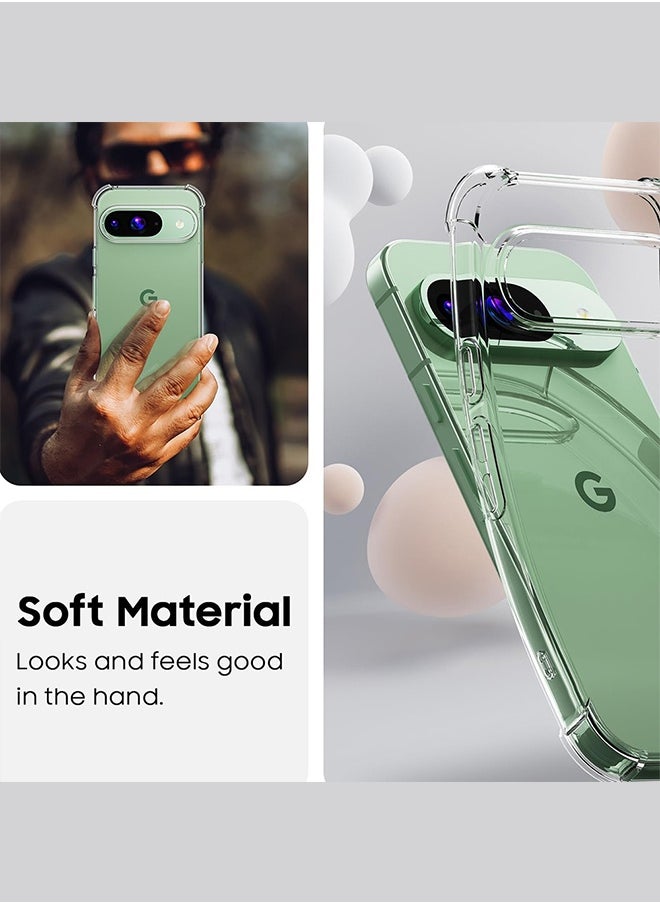 CATANES (for Google Pixel 9) TPU Case Shockproof Soft TPU Bumper and Hard PC Back Case Anti-Scratch,Drop Protection,Slim Fit Gorilla Case Cover  - Image 3