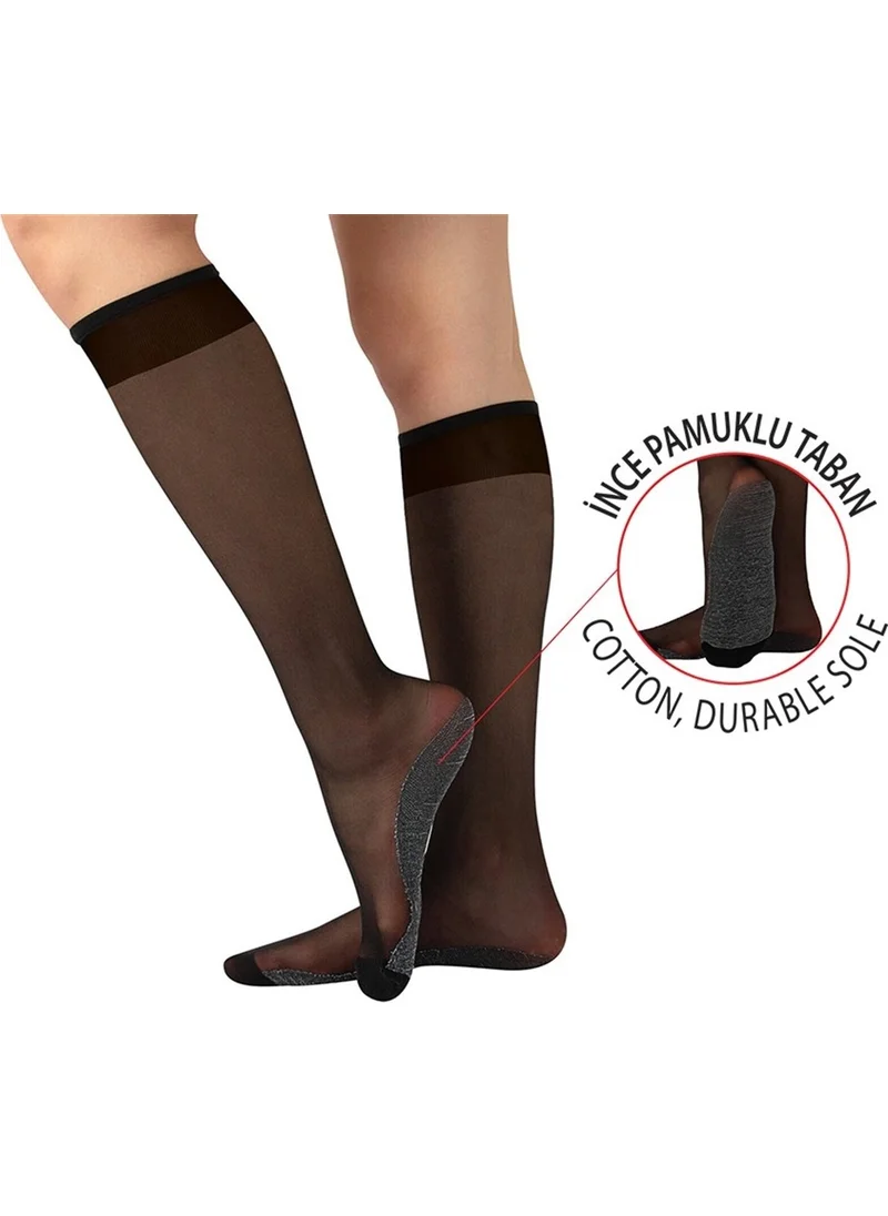 Dore Cotton Based Fit Knee Length Women's Socks