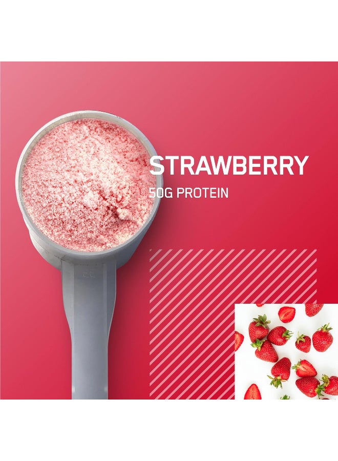 Optimum Nutrition (ON) Serious Mass MASS Strawberry 5.44KG - Image 3