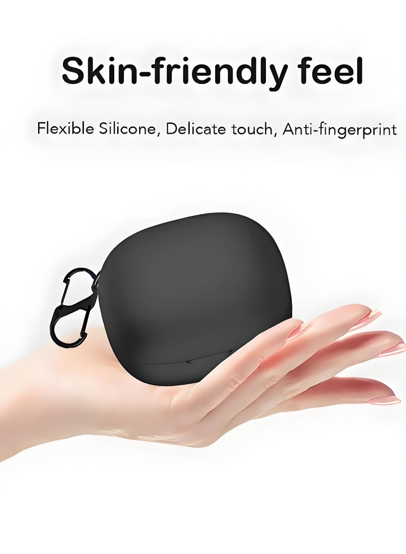Volynix Silicone Case Cover for Anker SoundCore P20i/R50i  -  Made with Soft Silicone, Lightweight & Durable - Stylish Design, Accurate Cut-outs, Easy Installation & Removal - Black  - Image 2