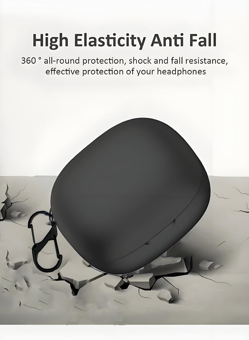 Volynix Silicone Case Cover for Anker SoundCore P20i/R50i  -  Made with Soft Silicone, Lightweight & Durable - Stylish Design, Accurate Cut-outs, Easy Installation & Removal - Black  - Image 3