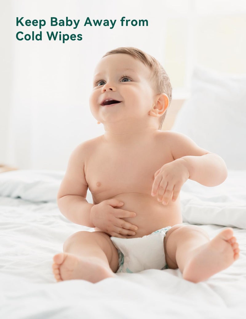 Babelio Baby Wipe Warmer and Wet Wipes Dispenser | Large Capacity Wipes Warmer for Babies with Night Light | Top Even Heating, 4-Level Temperature (100-131â„‰) | Newborn Essentials - Image 4