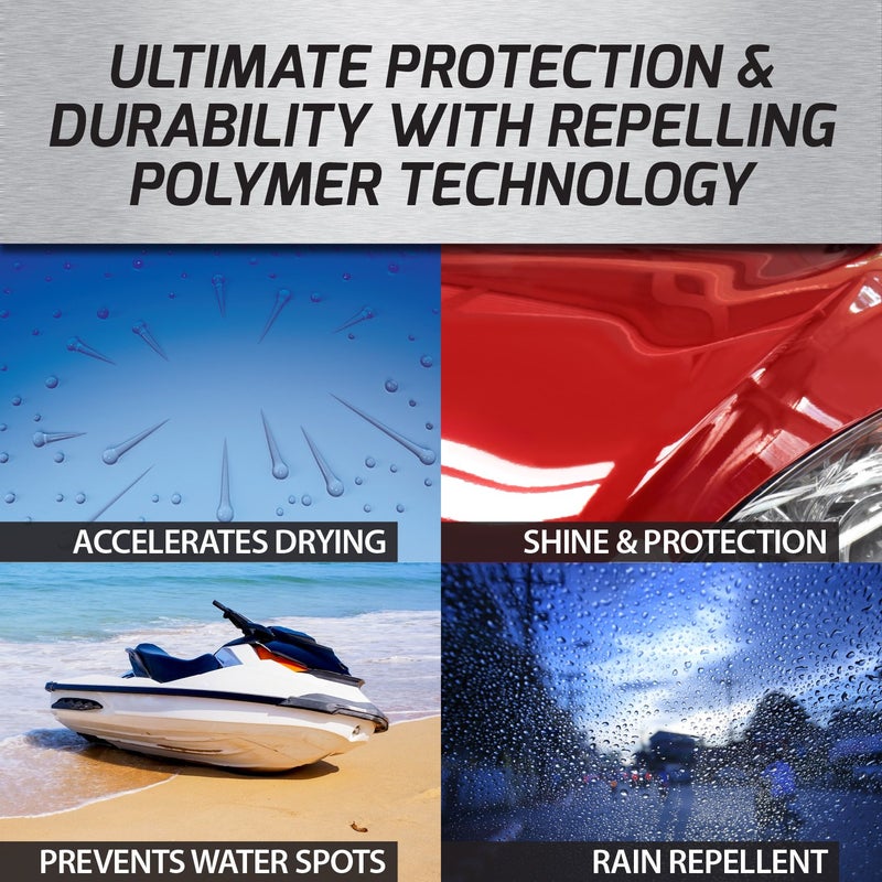 TurtleWax Turtle Wax 1 Step Wax & Dry - 769 ml - Achieve Premium Shine with Ease - Spray, Dry, and Shine Your Car in Minutes - Carnauba Wax and Protective Polymers for Maximum Protection - Image 4