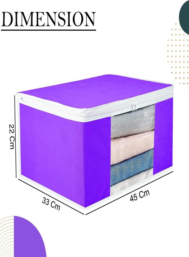 SHAPING FABRIC Garment Cover Non-Woven 90 GSM with Transparent Window & Double Metal Zipper - Pack of 10 | Dustproof Clothes Storage Bag for Sarees, Suits, Jackets, Shirts SBXLRL152493517524148525493 - Image 3