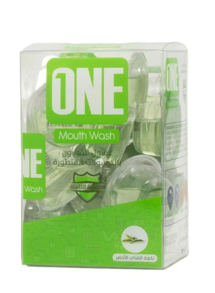 وان غسول الفم بالكبسولات المتطورة بنكهة الشاي الأخضر - Image 1