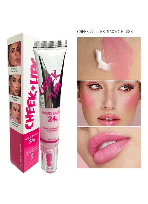 Magic Blush- Color Changing Blush Cream, Temperature Change Pink Blush for Cheeks & Lip, Creamy and Lightweight Natural Face Blusher Makeup