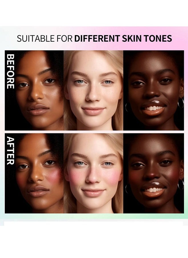 Magic Blush- Color Changing Blush Cream, Temperature Change Pink Blush for Cheeks & Lip, Creamy and Lightweight Natural Face Blusher Makeup