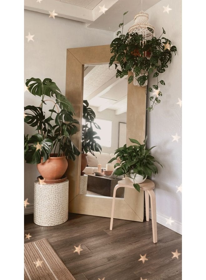 Art Wood Stand Mirrors Beige 3X180X90 Cm 