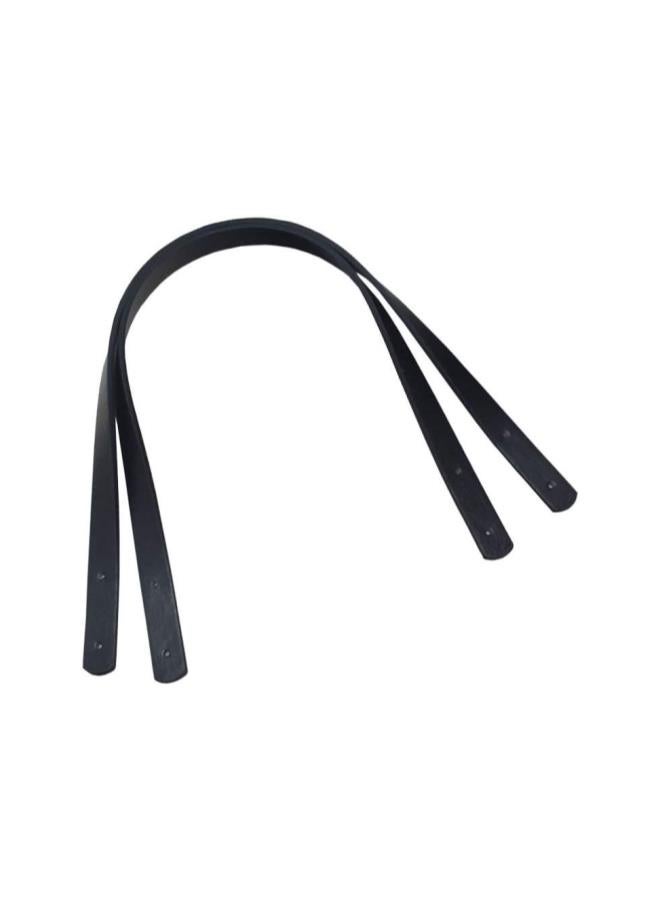 klarako 2pcs PU Leather Purse Handles Totebag Straps Replacement Handbag Handle for DIY Handbag Purse Making Accessories (Black)60cm  - Image 5