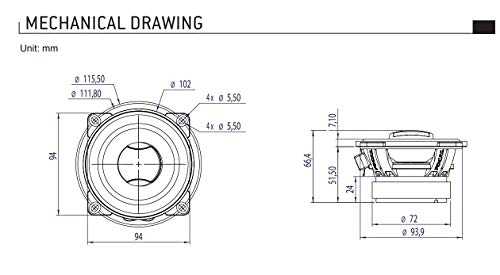 Focal ACX100 Auditor EVO Series 4" 2-Way Coaxial Speaker Kit - Image 3