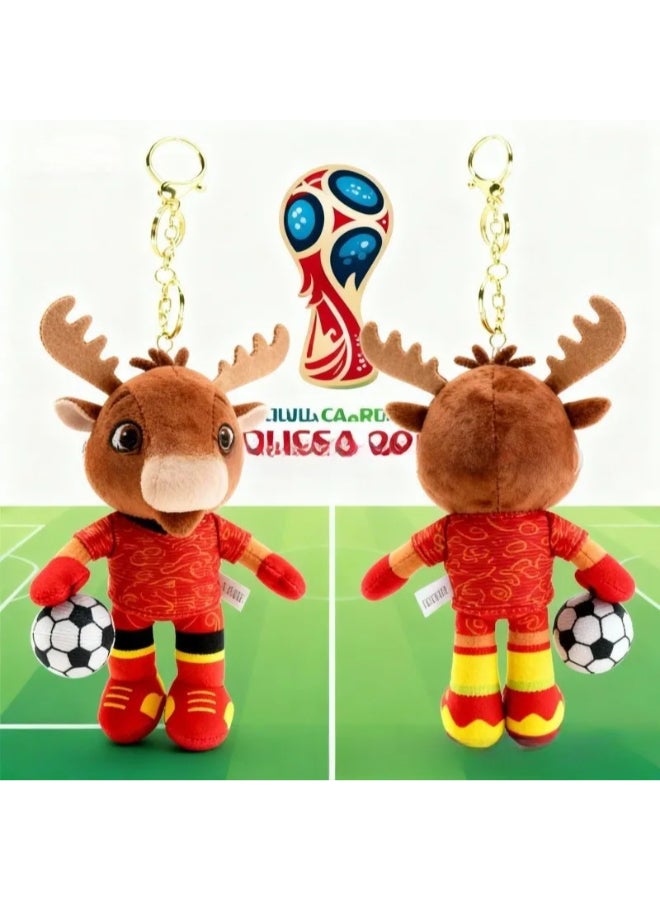 Fifa 2026 Soft Key Chain Mascots - Usa , Canada , Mexico Assorted Random - Image 2