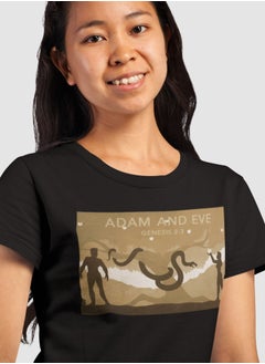 Adam & Eve Genesis 2-3 Cotton Printed T-Shirt