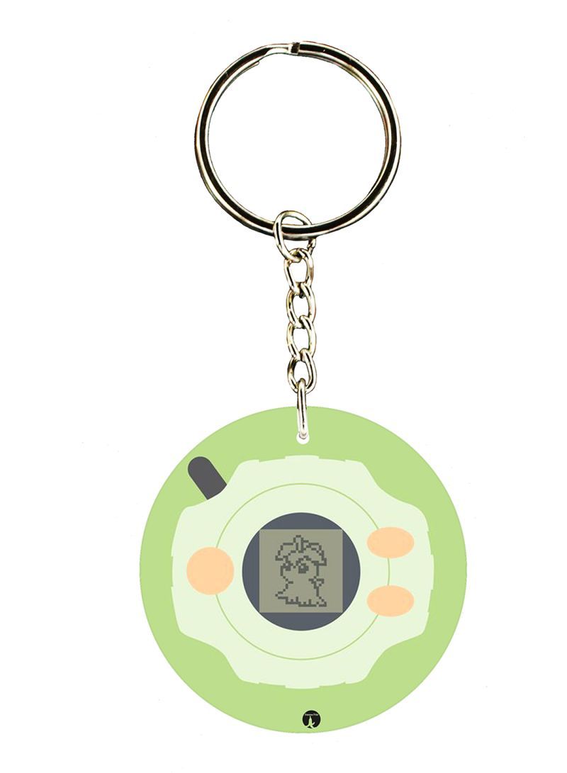 RKN Anime Digimon Double Side Printed Keychain