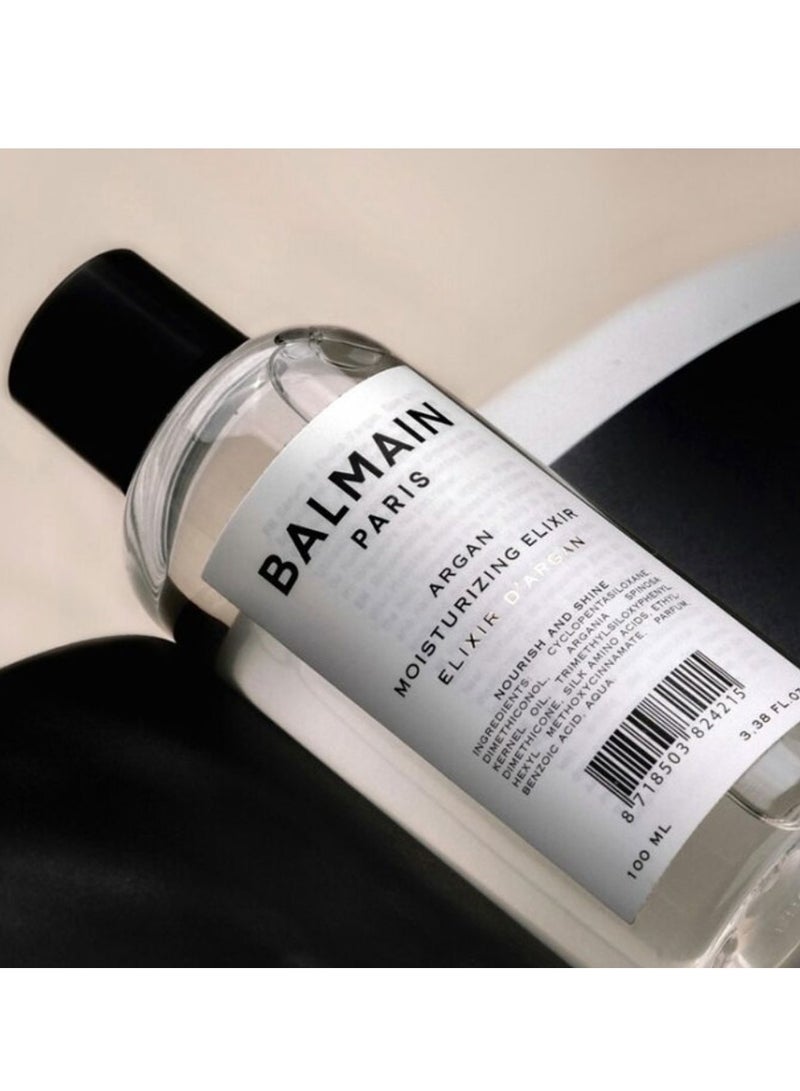 Balmain Moisturizing Argan Elixir Hair Oil Smoothness 100ml - Image 2