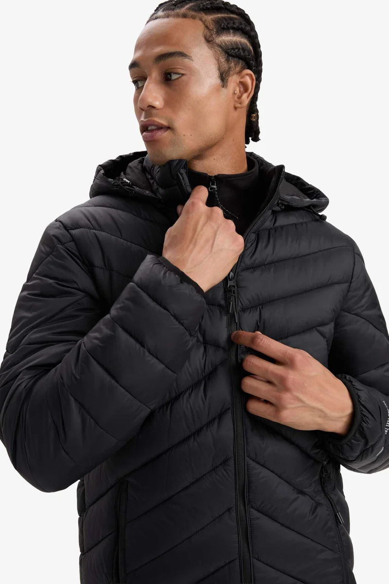 Defacto  Water Repellent Slim Fit Puffer Jacket for Men | Best Price UAE