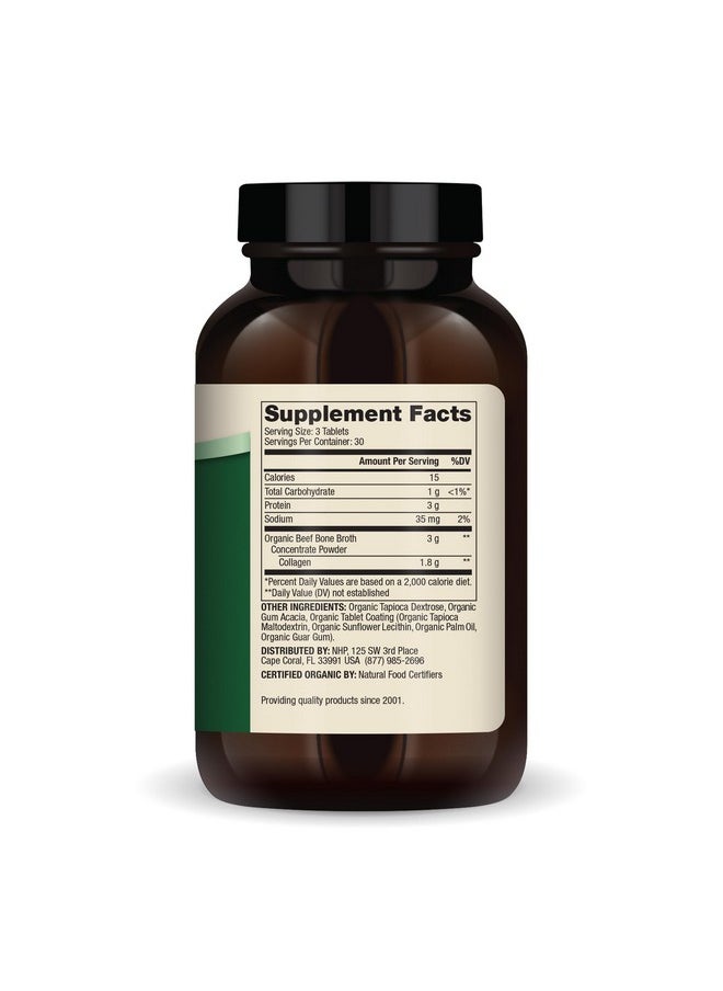 Dr. Mercola Organic Bone Broth Collagen, 30 Servings (90 Tablets), Organically Raised Grass-Fed Beef, Dietary Supplement, Supports Bone and Joint Comfort, USDA Organic, Non-GMO - pzsku/Z34A33DA4ECCF367D5091Z/45/_/1739883509/b6b6a93f-6c01-4c67-b59a-039c65fe6570