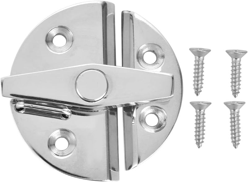 Stainless Steel 316 Marine Cabinet Hatchway Latch Round Hinges for Fishing Tackle Units - Image 2