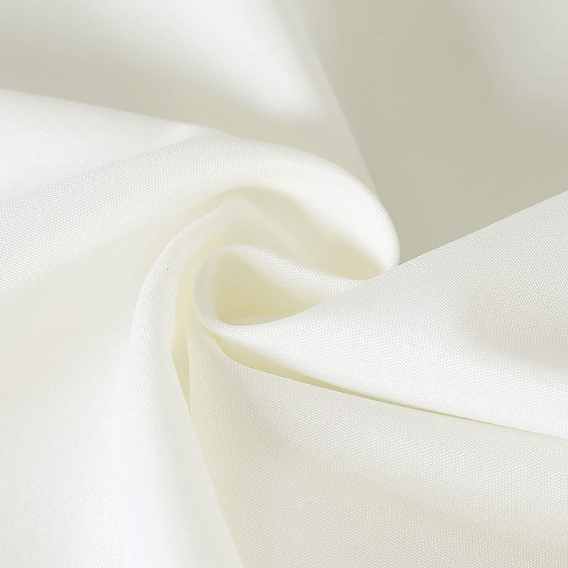 Cupuamon Square Tablecloth 90x90 inch Washable Polyester Fabric Table Cloth for Wedding Party Dining Banquet Decoration（90x90,Ivory） - Image 4