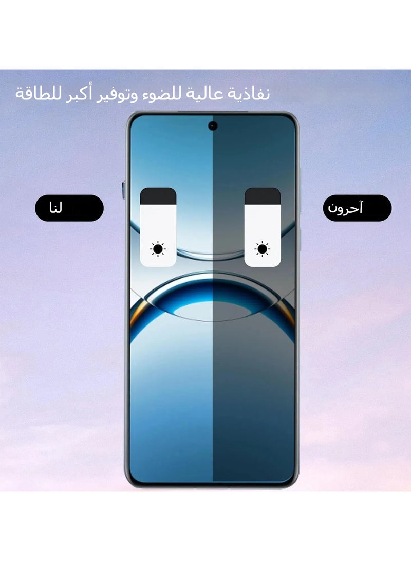 general Privacy screen protector compatible with OPPO Find X8 Pro 5G tempered glass, 【2 packs】 tempered glass screen protector, hardness 9H, scratch resistant, not easy to break - Image 5