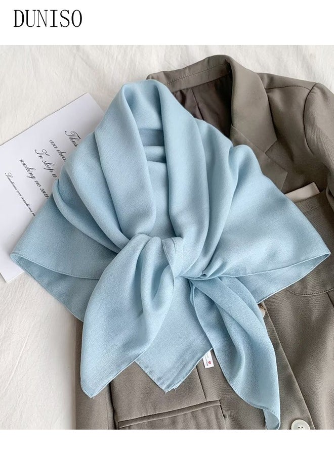 DUNISO - Hijab for Women Muslim Cotton Hijab Fashion Hijab Scarf, Elegant Modest Muslim Islamic Ramadan Soft Lightweight Jersey Hijab Long Scarf - Image 1