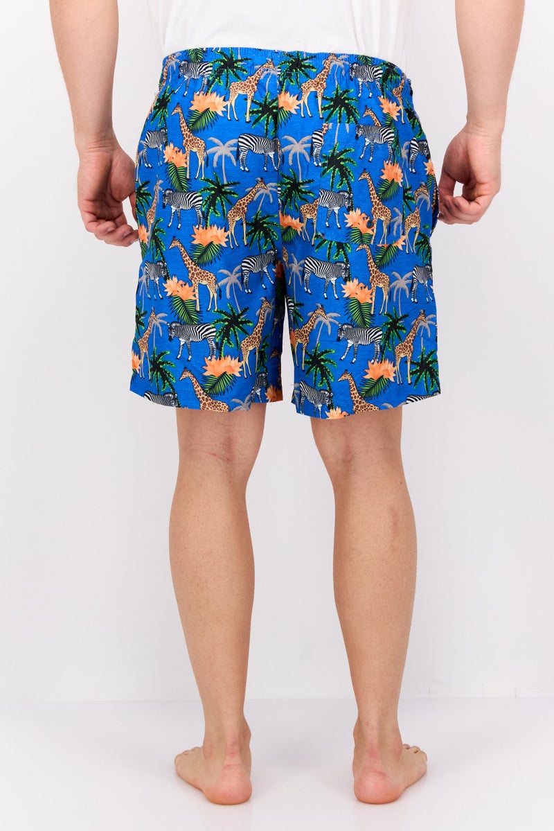 Beach Bros Men Allover Print Board Shorts, Multicolor - Image 3