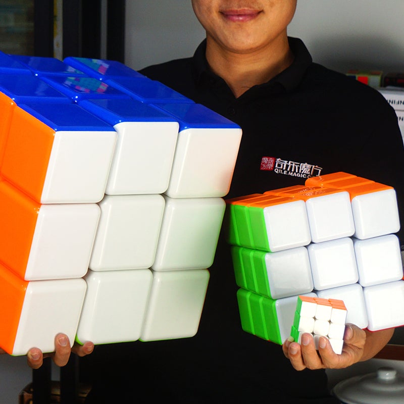 【Suteleun 30Cm Large Magic Cube】Heshu 18Cm Large Size Enlightenment 3X3 Training Teaching Aids Three-Layer Cube - Image 2