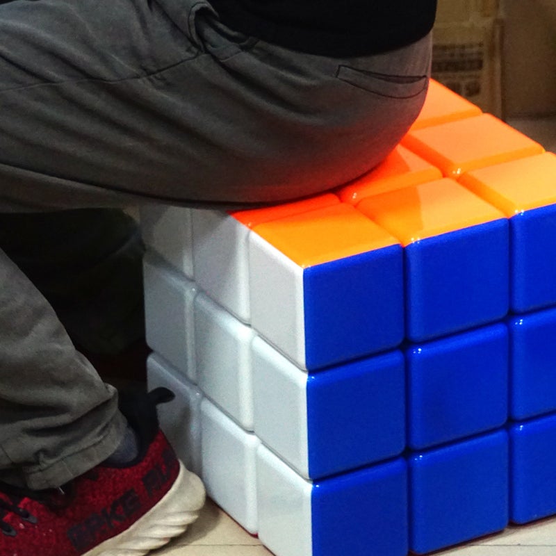 【Suteleun 30Cm Large Magic Cube】Heshu 18Cm Large Size Enlightenment 3X3 Training Teaching Aids Three-Layer Cube - Image 3