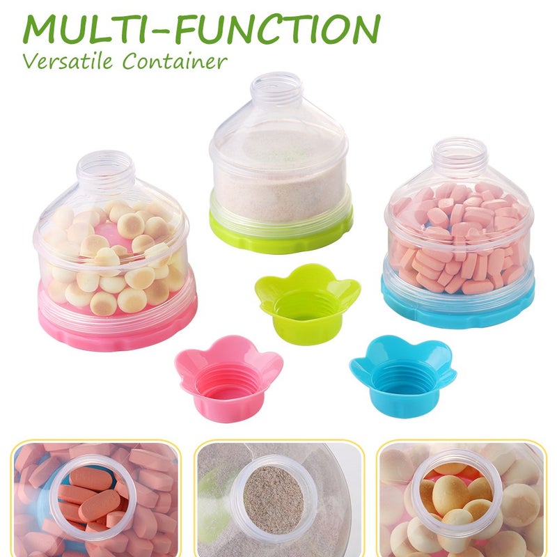 accmor Baby Formula Dispenser, Non-Spill Stackable Formula Dispenser On The Go, Baby & Kids Snack Containers, Formula Container for Travel, BPA Free - Image 3