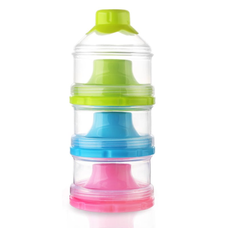 accmor Baby Formula Dispenser, Non-Spill Stackable Formula Dispenser On The Go, Baby & Kids Snack Containers, Formula Container for Travel, BPA Free - Image 1