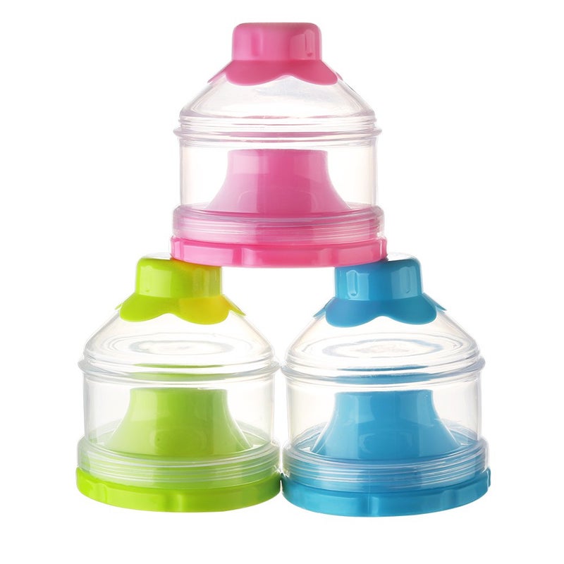 accmor Baby Formula Dispenser, Non-Spill Stackable Formula Dispenser On The Go, Baby & Kids Snack Containers, Formula Container for Travel, BPA Free - Image 2