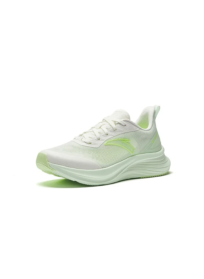 ANTA Women's Lightweight Shock-Absorbing Running Shoes 2025 New Arrival Abrasion Resistant Non-Slip Plaid Sports Running Shoes