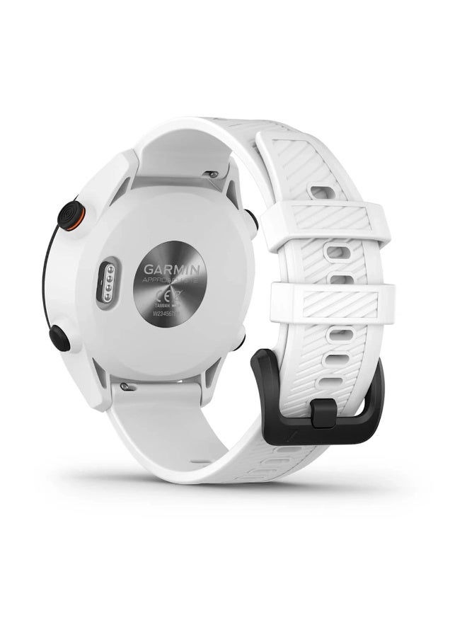 GARMIN GPS Golf Watch Approach S12 with Silicone Strap | Sunlight Readable Display With Up to 30 Hours of Battery Life | 43K+ Preloaded Courses White - Image 4