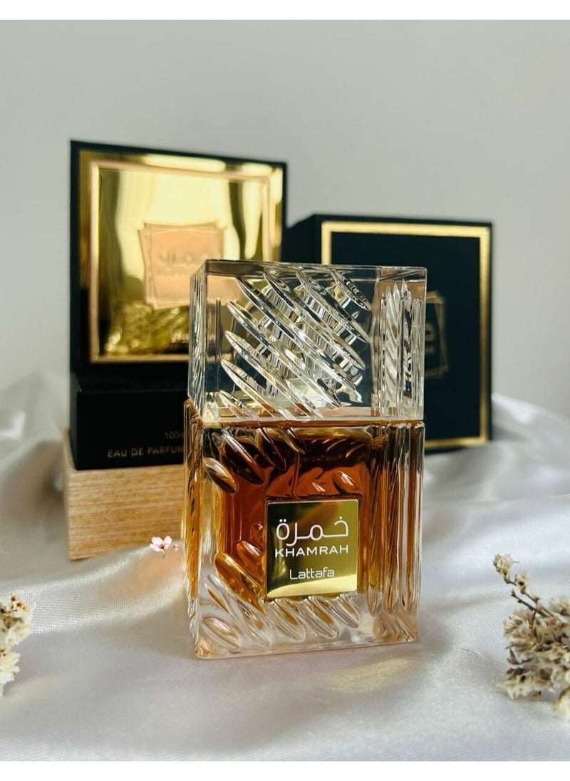 Lattafa Lattafa Khamrah EDP 100ML for Men and Women (Inspired by Angels Share)  - Image 1