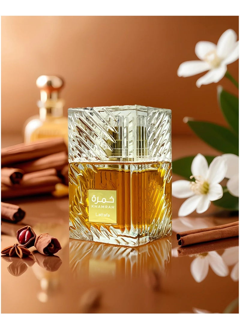 Lattafa Lattafa Khamrah EDP 100ML for Men and Women (Inspired by Angels Share)  - Image 2