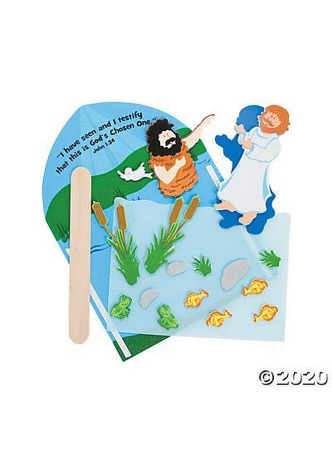 Fun Express - Baptism Of Jesus Acetate Ck 12 Crafts For Kids And Fun Home Activities - Image 1
