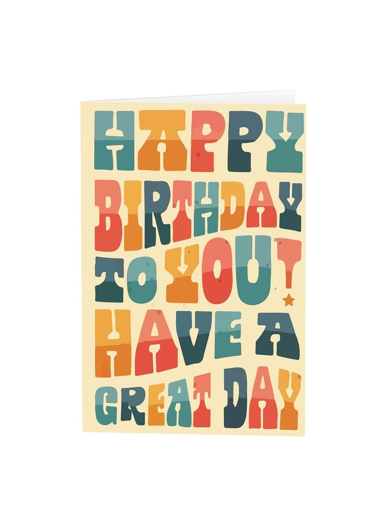 NorthLand Northland Happy Birthday to you and Have a Great Day Greeting Card for Birthday | Best Birthday Gifts  - Image 1