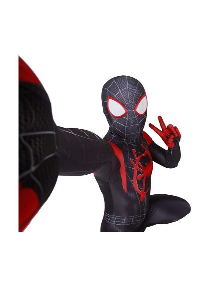 Generic - The Spider Verse Miles Morales Cosplay Costumes For Kids - Image 1