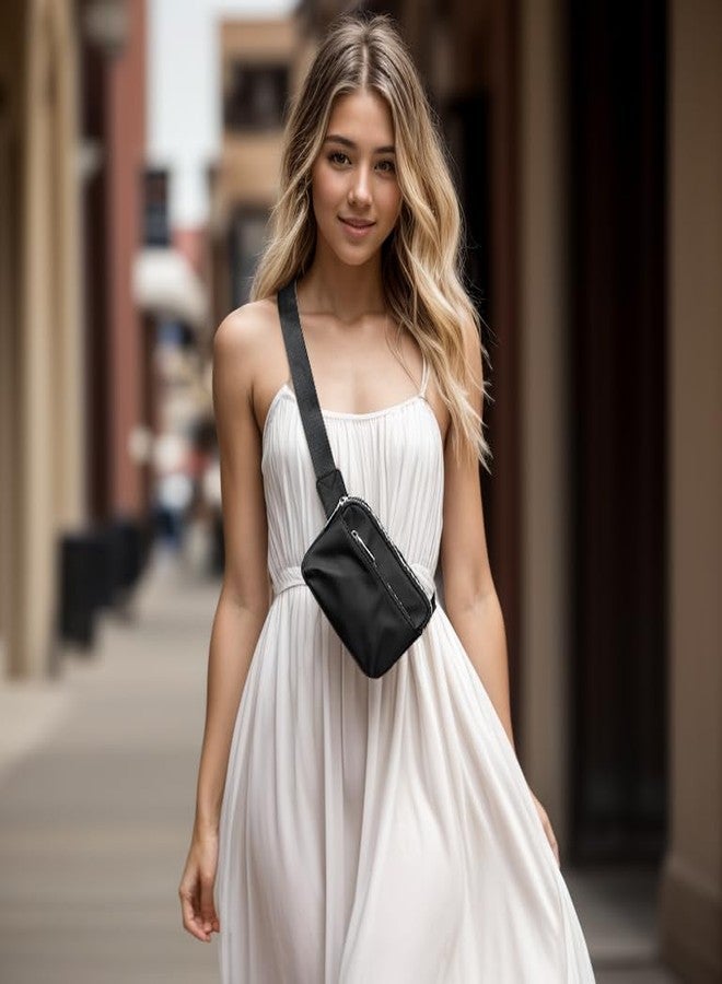 يو تي أوه حقائب كروس صغيرة من UTO للنساء، 3 في 1، حقيبة حزام عصرية، حقيبة صدر صغيرة أنيقة بتصميم عصري - Image 2