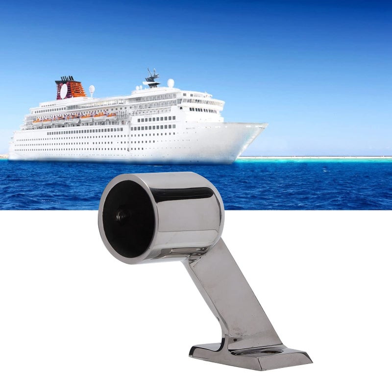 60 Degree 25mm Stainless Steel Boat Hand Rail End Stanchion Marine Deck Fitting - Image 5