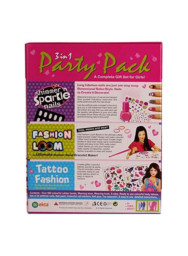 إيكتا مجموعة حفلات إيكتا ٣ في ١ | لعبة داخلية | متعددة الألوان - Image 3