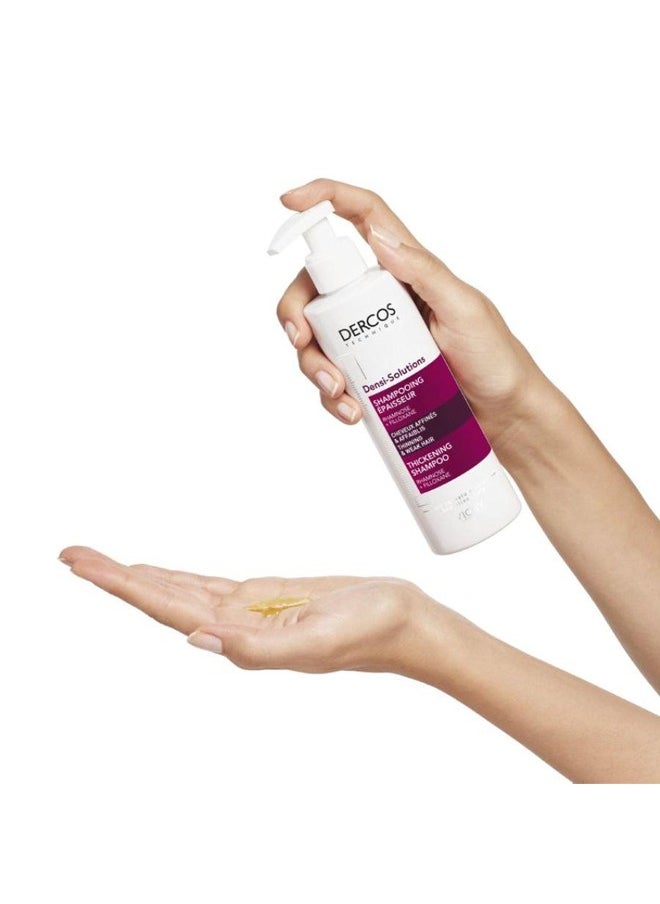 Dercos - Densi-Solutions Filloxane Rhamnose Thickening Shampoo – 250ml, For Thinning & Weak Hair, Sensitive Scalp - Image 1