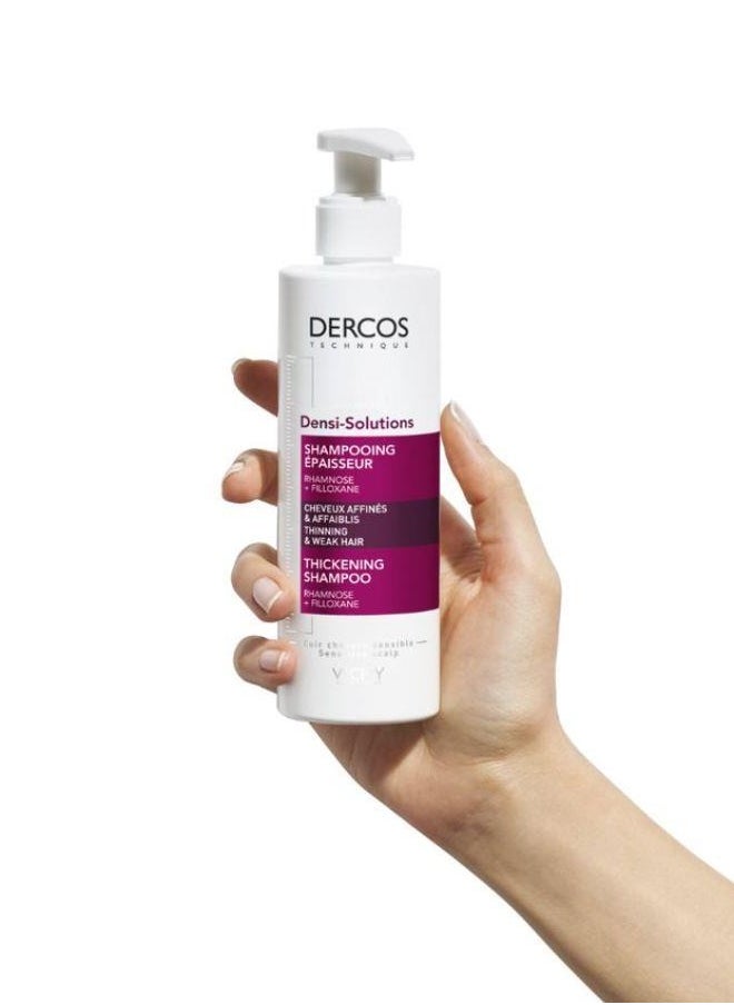 Dercos - Densi-Solutions Filloxane Rhamnose Thickening Shampoo – 250ml, For Thinning & Weak Hair, Sensitive Scalp - Image 1