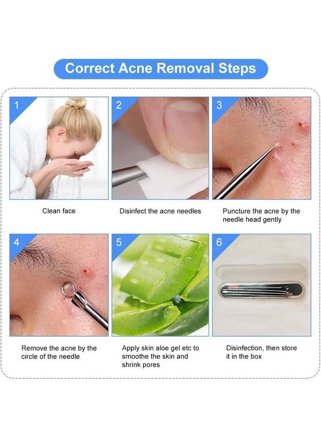 INSIME Nose Blackhead remover tool Comedone extractor Acne removal tool | Pimple remover tool for popping White head remover tool | Nose Whitehead Black head remover on face - Image 4